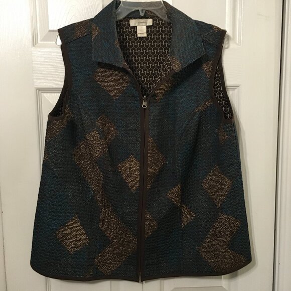 CJ Banks Jackets & Blazers - Cj Banks Quilted Reversible Vest